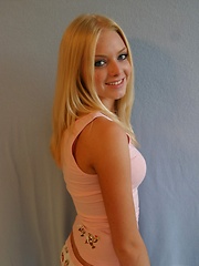 Super cute Skye in a really tight tanktop and panties
