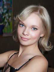 Petite yet lusty bod that captures the attention, along with a natural, amateur beauty, and sweet, innocent appeal, Feeona A teases her way from the b