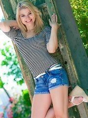 Mindy in Hustler Magazine