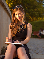 Stella Cox in Portugal Park