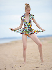 Having some fun with guys is all this teen prefers as she lets every one of her clothes slip off one by one.