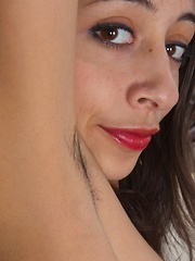 Luna Monroe is a hot playful hairy woman