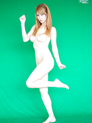 A sexy photo shoot with big tits Japanese babe, Tia